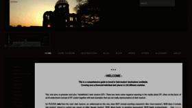 What Dark-tourism.com website looks like in 2024 