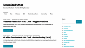 What Download4mac.com website looks like in 2024 