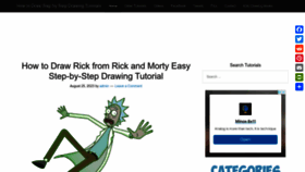 What Drawinghowtodraw.com website looks like in 2024 