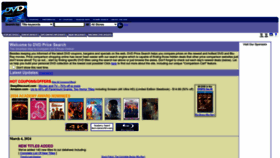 What Dvdpricesearch.com website looks like in 2024 