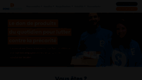 What Donsolidaires.fr website looks like in 2024 