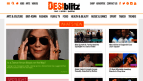 What Desiblitz.com website looks like in 2024 