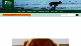 What Dog-health-guide.org website looks like in 2024 