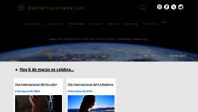 What Diainternacionalde.com website looks like in 2024 
