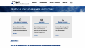 What De-ipcc.de website looks like in 2024 