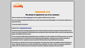 What Dailydawdle.com website looks like in 2024 