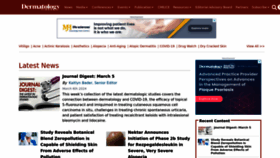 What Dermatologytimes.com website looks like in 2024 