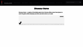 What Dinosaurgames.io website looks like in 2024 