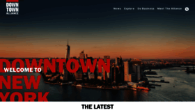 What Downtownny.com website looks like in 2024 