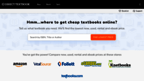 What Directtextbook.com website looks like in 2024 