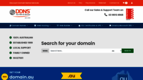 What Ddns.com.au website looks like in 2024 