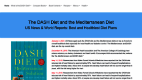 What Dashdiet.org website looks like in 2024 