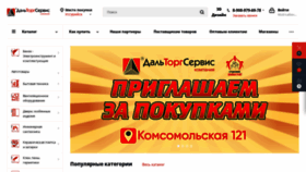What Dtservice.ru website looks like in 2024 