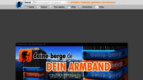 What Deine-berge.de website looks like in 2024 