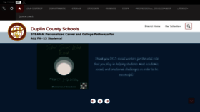 What Duplinschools.net website looks like in 2024 