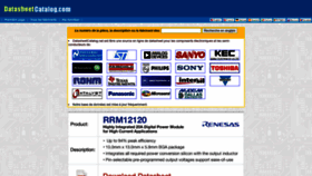 What Datasheetcatalog.net website looked like in 2024 (1 year ago)
