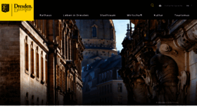 What Dresden.de website looks like in 2024 