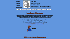 What Dieterheich.de website looked like in 2024 (2 years ago)