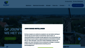 What De-heus.nl website looks like in 2024 