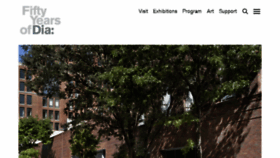 What Diaart.org website looked like in 2024 (1 year ago)