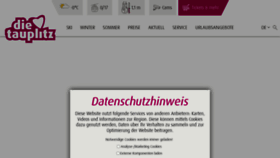 What Dietauplitz.com website looks like in 2024 
