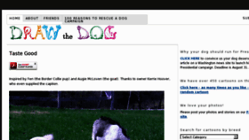 What Drawthedog.com website looked like in 2011 (12 years ago)
