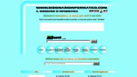 What Dizionarioinformatico.com website looked like in 2011 (12 years ago)