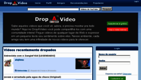 What Dropavideo.com website looked like in 2011 (12 years ago)