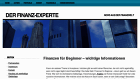 What Der-finanz-experte.de website looked like in 2011 (12 years ago)