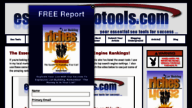 What Essentialseotools.com website looked like in 2011 (12 years ago)