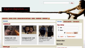 What Egitimogretim.org website looked like in 2011 (12 years ago)