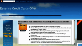 What Essencecreditcardsoffer.com website looked like in 2012 (12 years ago)