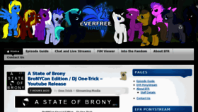 What Everfreeradio.com website looked like in 2012 (12 years ago)