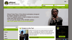 What Ethicaltradeplace.com website looked like in 2012 (12 years ago)