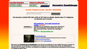 What En-guadeloupe.net website looked like in 2012 (12 years ago)