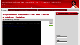 What Estelaram.com website looked like in 2012 (12 years ago)