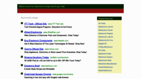 What Electronicworkshop.net website looked like in 2012 (12 years ago)