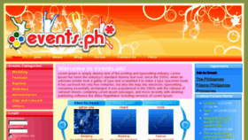 What Events.ph website looked like in 2012 (11 years ago)