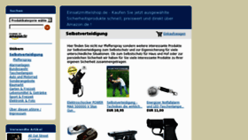 What Einsatzmittelshop.de website looked like in 2012 (11 years ago)