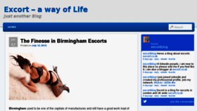 What Excort.co.uk website looked like in 2012 (11 years ago)