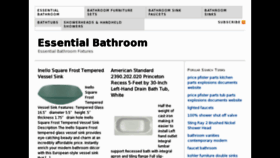 What Essentialbathroom.com website looked like in 2012 (11 years ago)