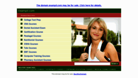 What Exampil.com website looked like in 2012 (11 years ago)