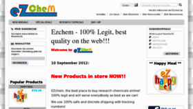 What Ezchem.biz website looked like in 2012 (11 years ago)