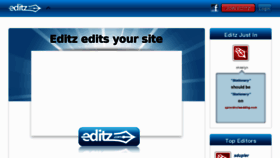 What Editz.com website looked like in 2012 (11 years ago)