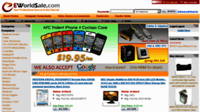 What Eworldsale.com website looked like in 2012 (11 years ago)