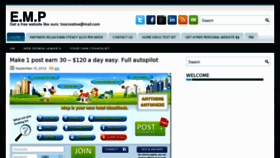What Easymoneypost.com website looked like in 2012 (11 years ago)