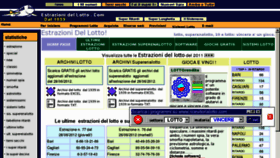 What Estrazionidellotto.com website looked like in 2012 (11 years ago)