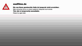 What Eselfilme.de website looked like in 2012 (11 years ago)