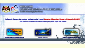 What Epenyatagaji-laporan.anm.gov.my website looked like in 2012 (11 years ago)