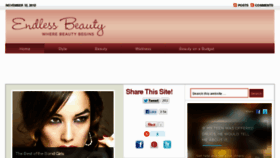 What Endlessbeauty.com website looked like in 2012 (11 years ago)